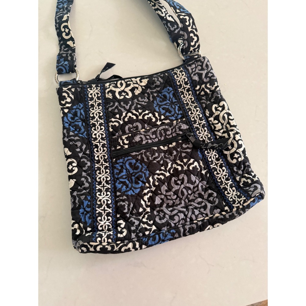 Vera Bradley Midnight Blues Quilted Cotton Hipster Crossbody Bag - Picture 6 of 6